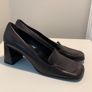 Prada Brown Leather Shoes 39 1/2